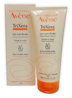 Eau thermale avene trixera nutrition latte nutri-fluido 200 ml