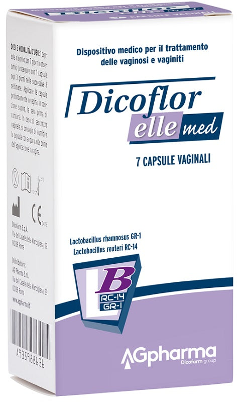 Dicoflor elle med 7 cápsulas vaginales