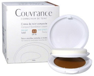 Eau Thermale Avene Couvrance Crema compacta coloreada nf oil free sun 9,5 g