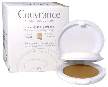 Eau thermale avene couvrance compact cream colored nf oil free natural 9.5 g