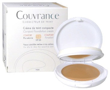 Eau thermale avene couvrance crema compatta colorata nf comfort porcellana 9,5 g