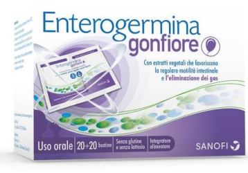 Enterogermina swelling 20 bipartite sachets