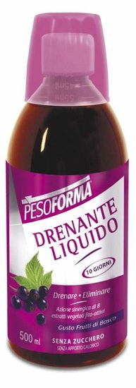 Peso del drenaje líquido 500 ml.