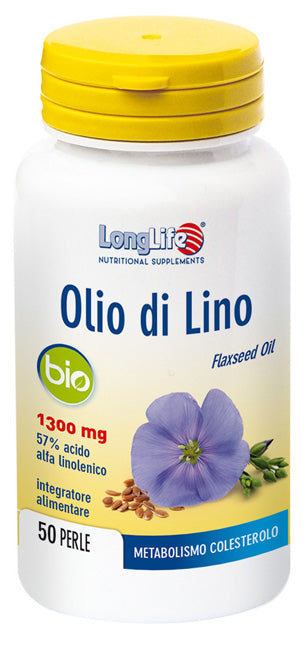 Aceite de linaza ecológico Longlife 50 perlas