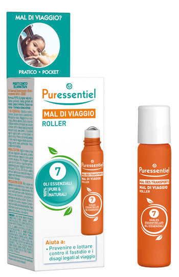 Puressentiel roller mal di viaggio 7 oli essenziale 5 ml