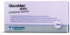 Strisce misurazione chetonemia glucomen areo b-ketone sensor 10 pezzi