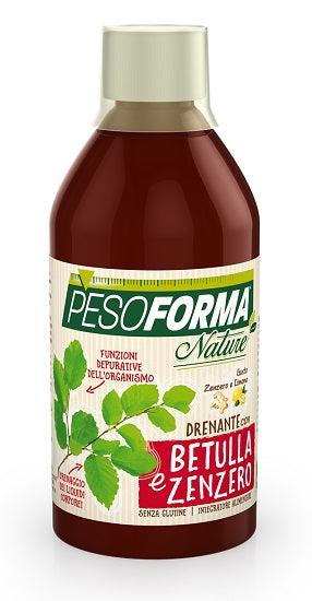 Pesoforma naturaleza drenante abedul y jengibre 500 ml