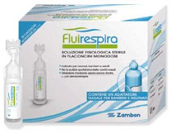 Fluirespira soluzione fisiologica sterile 30 flaconcini monodose da 5ml