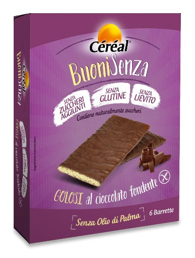 Buenos cereales sin golosos chocolate negro 6 x 17 g