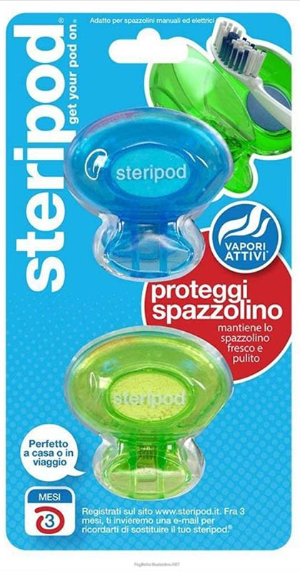 Steripod proteggispazzolino 2 pezzi