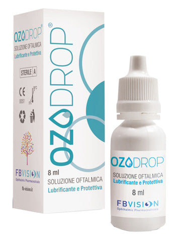 Ozodrop lipozoneye ophthalmic solution based on ozonated oil in phospholipids 8 ml