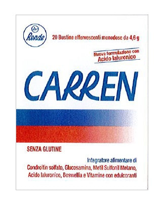 Carren 20 sobres efervescentes monodosis de 4,6 g cada uno