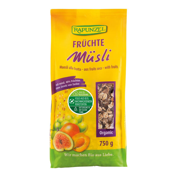 Rapunzel fruit muesli without added sugar 750 g