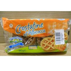 Happy farm crostata di albicocche senza glutine 180 g