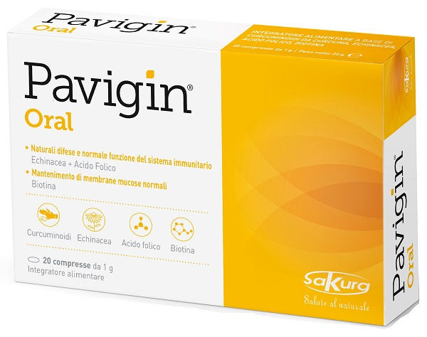 Pavigin oral 20 comprimidos