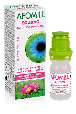 Afomill alivio colirio alivio de los ojos 10 ml