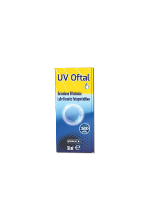 Uv oftal soluzione oftalmica lubrificante fotoprotettiva 10 ml