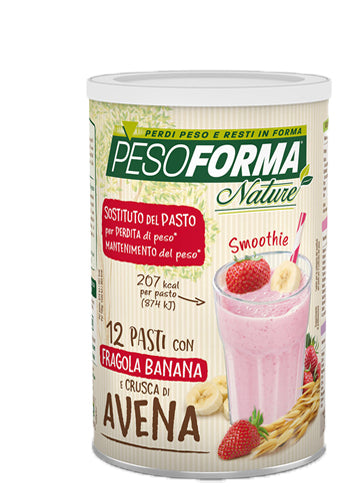 Pesoforma nature smoothie strawberry banana powder 420 g