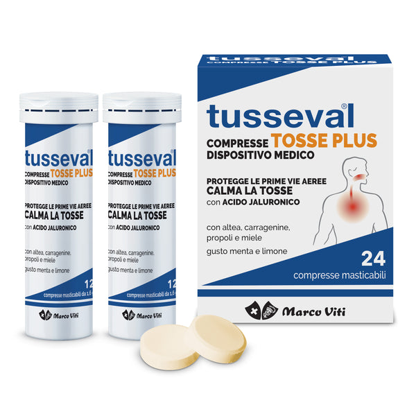 Tusseval tosse plus 24 compresse