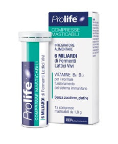 Prolife comprimidos masticables complemento alimenticio en tubo con estuche