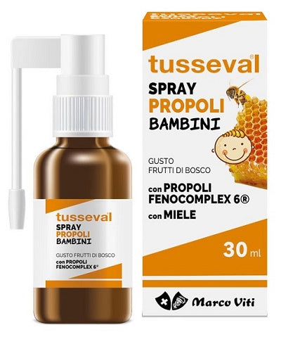 Tusseval spray de propóleo para la garganta para niños 30 ml