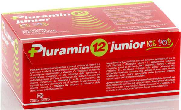 Pluramin12 junior 14 stick pack 12 ml