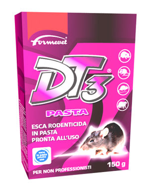 Dt3 pasta de cebo rodenticida lista para usar 150 g