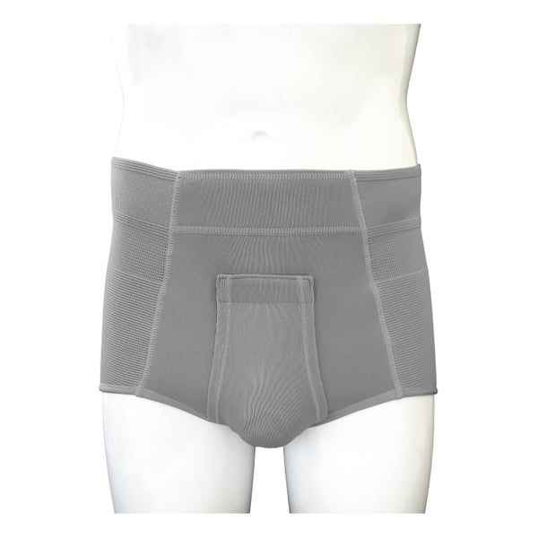 Orione 316 hernial cintoslip for men high open with grey pads size 2