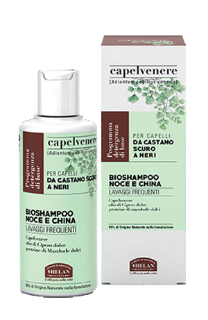 Capelvenere bioshampoo noce e china 200 ml