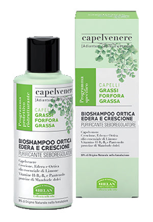 HELAN - Capelvenere - Bioshampoo ortica edera e crescione 200 ml