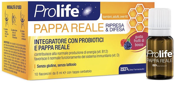 Prolife pappa reale 10 flaconi da 8 ml