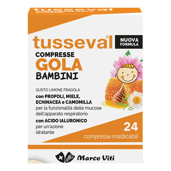 Tusseval throat children 24 tablets