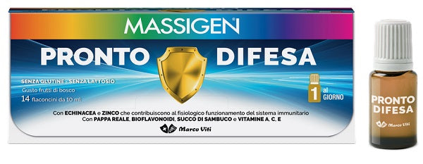 Massigen defensa preparada 14 frascos x 10 ml