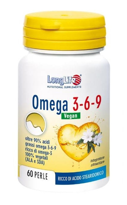 Longlife omega 369 vegano 750 mg 60 perlas