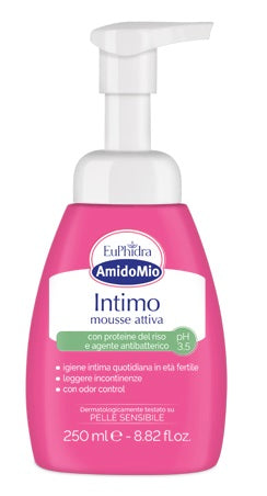 Euphidra amidomio intimate active mousse ph 3.5 250 ml