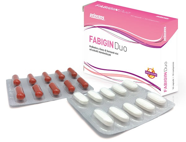 Fabigin duo 10 capsulas 10 comprimidos