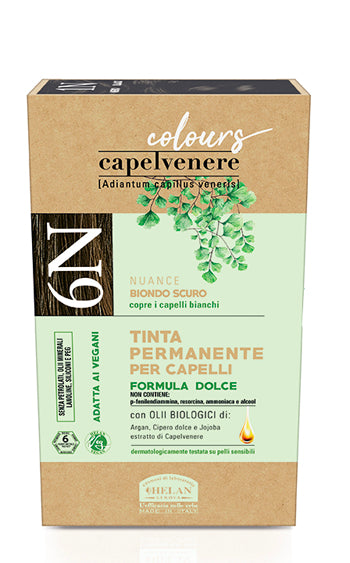 Capelvenere colours hair dye 6n dark blonde