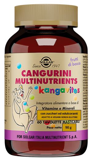 Cangurini multinutrientes bayas 60 comprimidos masticables