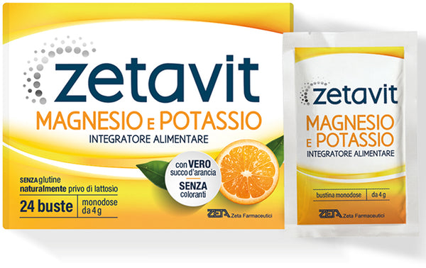 Zetavit magnesio potassio 24 bustine da 4 g