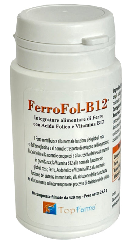 Ferrofol b12 60 comprimidos recubiertos