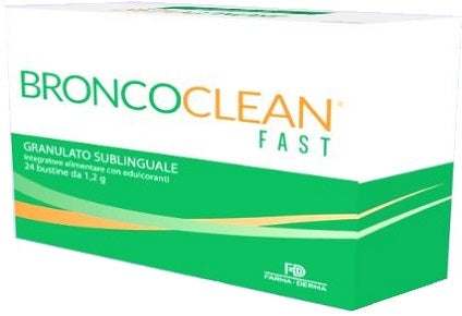 Broncoclean fast sublingual granulado 24 sobres