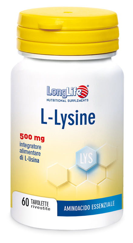 Longlife l-lysine 500mg 60 tavolette