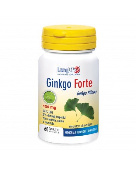 Longlife ginkgo forte 60 tavolette