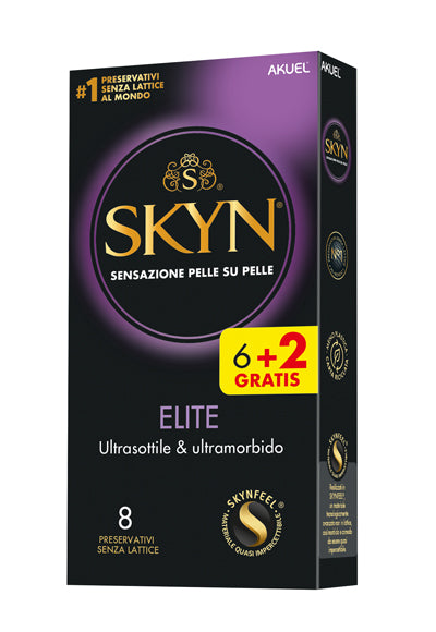 Akuel skyn elite ultrafino y ultrasuave 6 piezas + 2 gratis