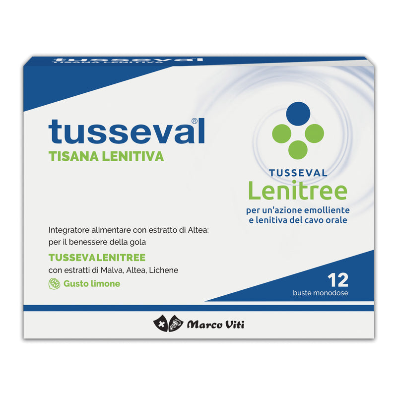 Tusseval soothing herbal tea 12 sachets 5 g