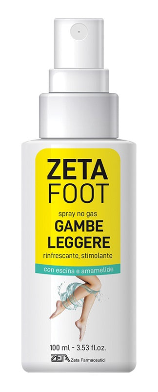 Zetafoot spray no gas gambe leggere 100 ml