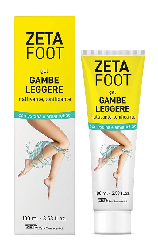 Zetafoot gel gambe leggere 100 ml