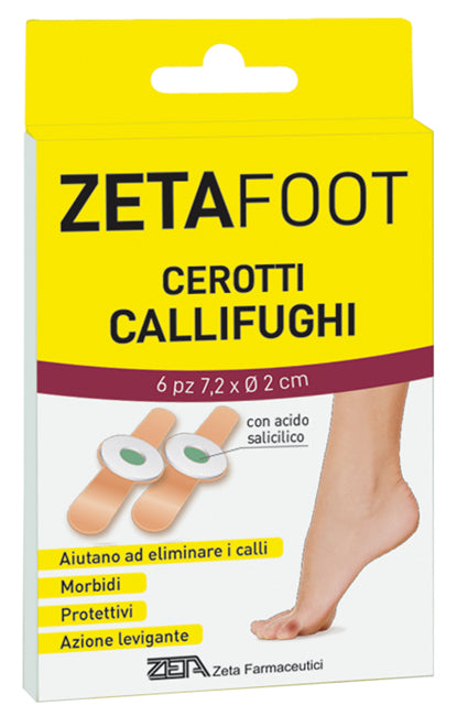 Zetafoot cerotto callifugo dischetto centrale 6 pezzi