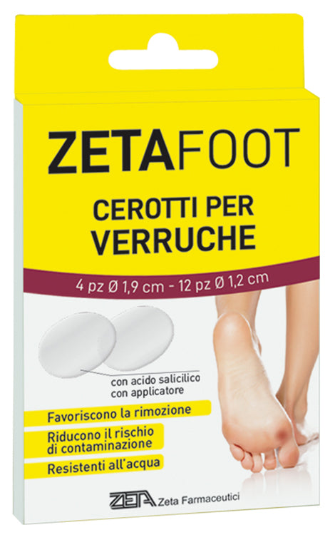 Zetafoot cerotto verruche assortito 16 pezzi