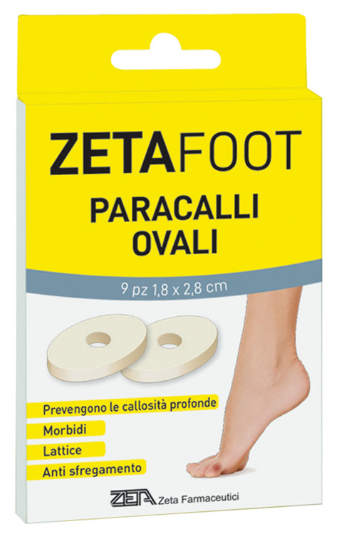 Zetafoot paracallo ovale lattice 9 pezzi